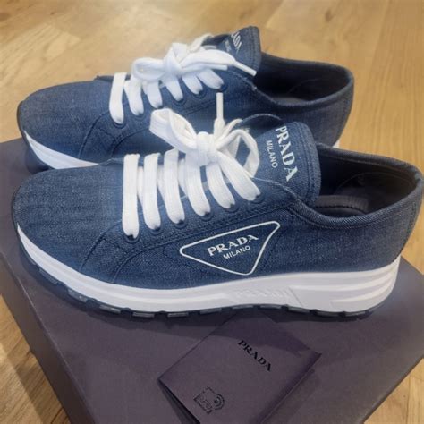 sneakers donna prada|prada denim sneakers.